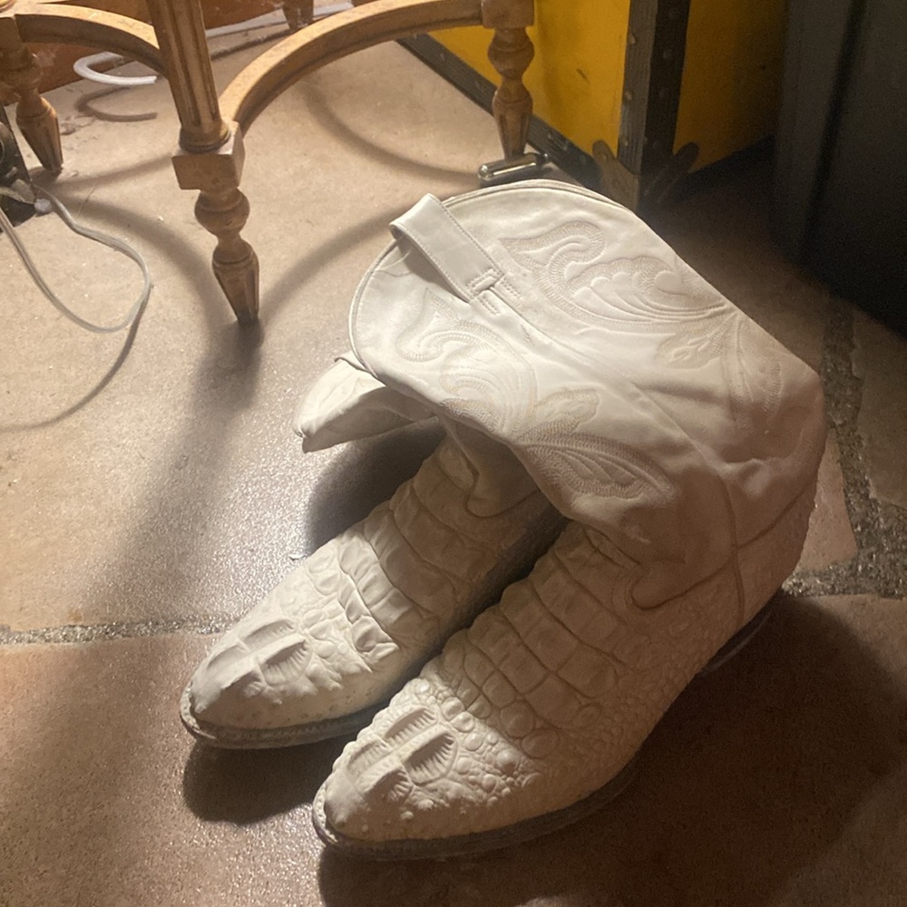 Vintage alligator cowboy boots - Picture 7 of 7